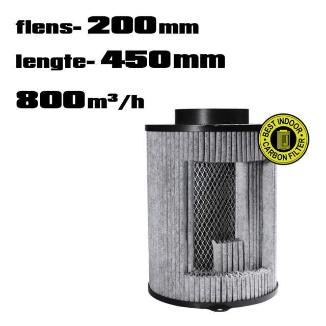 46842 GHP, ProActive, Flansch 200 mm, Länge 450 mm, 800 m3/h