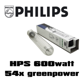 1807 Philips, GREENPOWER, 600Watt, 230Volt, (per box 54pcs)