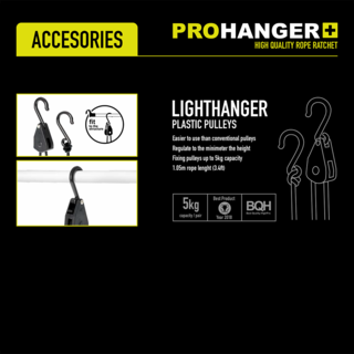 4611 GHP, Light Hanger / 5kg, 2 pieces/set
