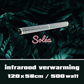1612 Solea Ultra flat heater 500W / 120 x 58cm