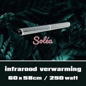 1611 Solea Ultra Flachheizung 250W / 60 × 58 cm