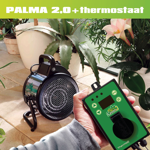 4152 PAL 2.0, Palma 2kW heater WITH external thermostat TER2
