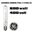 1864 General Electric, 63919, Lucalox LU400V/600W/PSL/T/E40/EL
