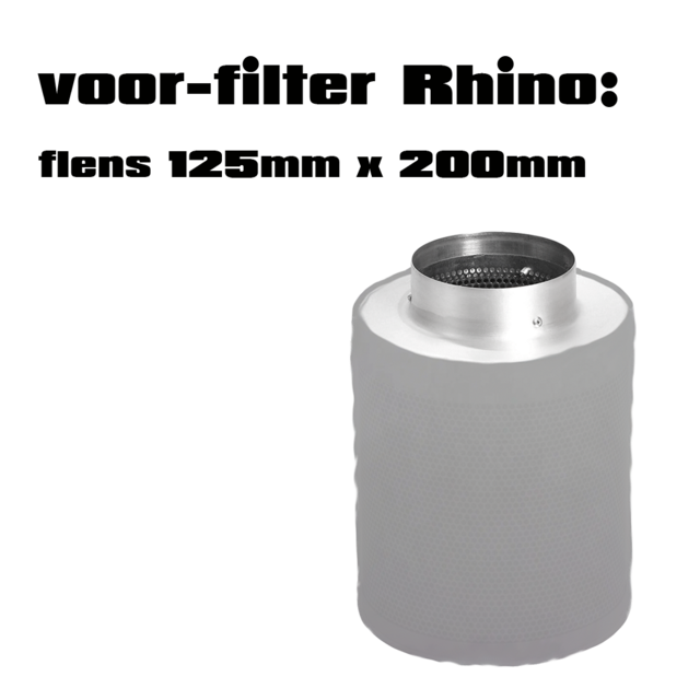 36021 Vorfilter/Filterabdeckung für Rhino 125x200mm