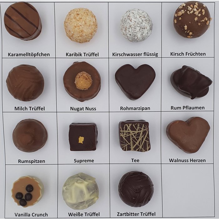 - Exklusive Präsentpackung "Bodensee Mischung 25er", 351g (mit Alkohol)