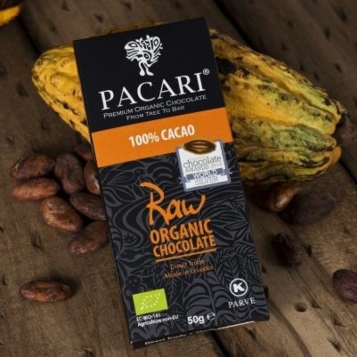 - Rohe Bio Schokolade 100% Kakaomasse, 50g