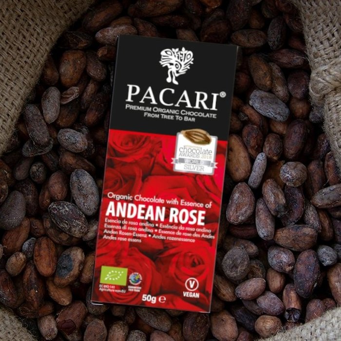 - Bio Schokolade Andean Rose, 60% Kakao, 50g