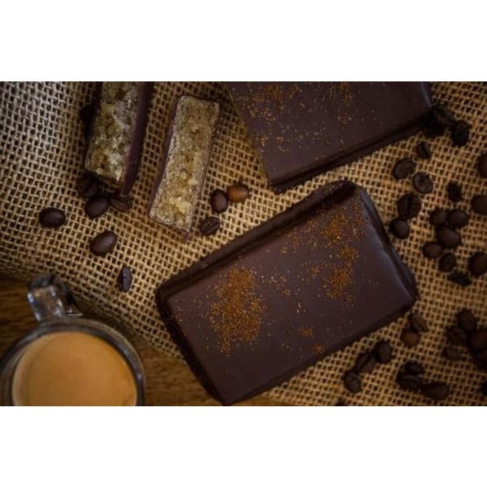- Zartbitterschokolade 60 % Kakao – Espresso-Marzipan