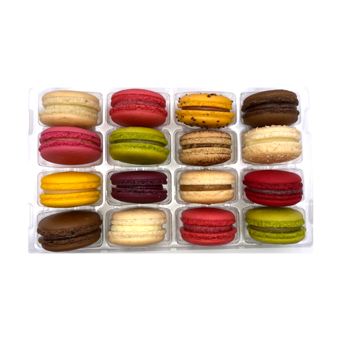 - Macarons gemischt, 16er Box, 240g