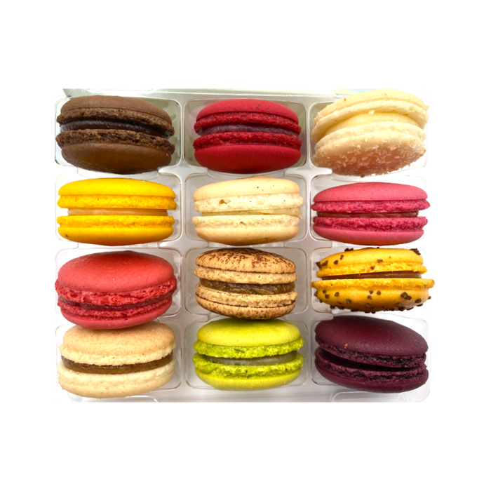 - Macarons gemischt, 12er Box, 180g