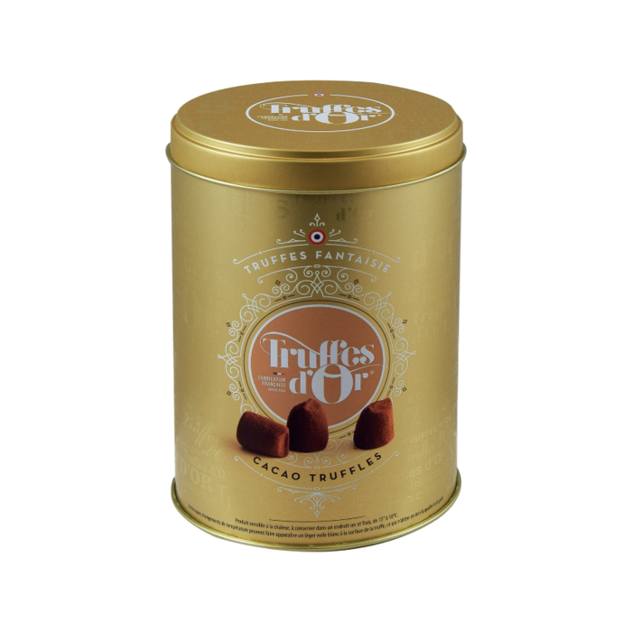 - Cacao Truffles in Metalldose  "Dor", 500g