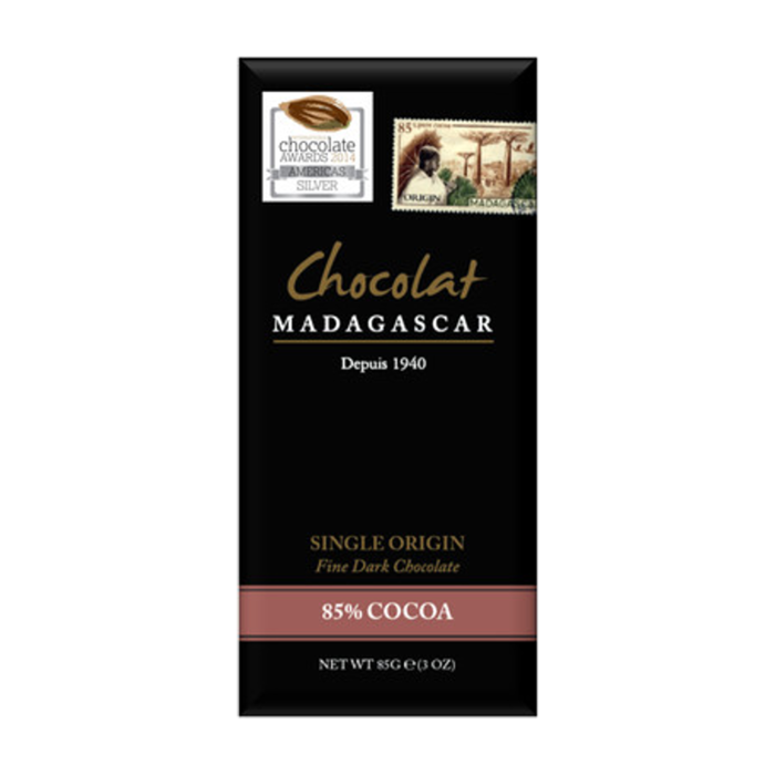 - 85% COCOA dunkle Schokolade | Chocolaterie Robert Malagasy, 85g