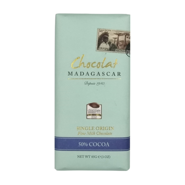 - 50% COCOA Milchschokolade | Chocolaterie Robert Malagasy, 85g