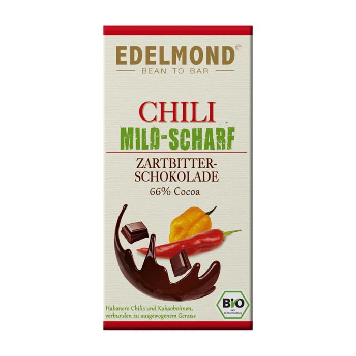 -  MILDE Chili Zartbitterschokolade, Bio , 75g