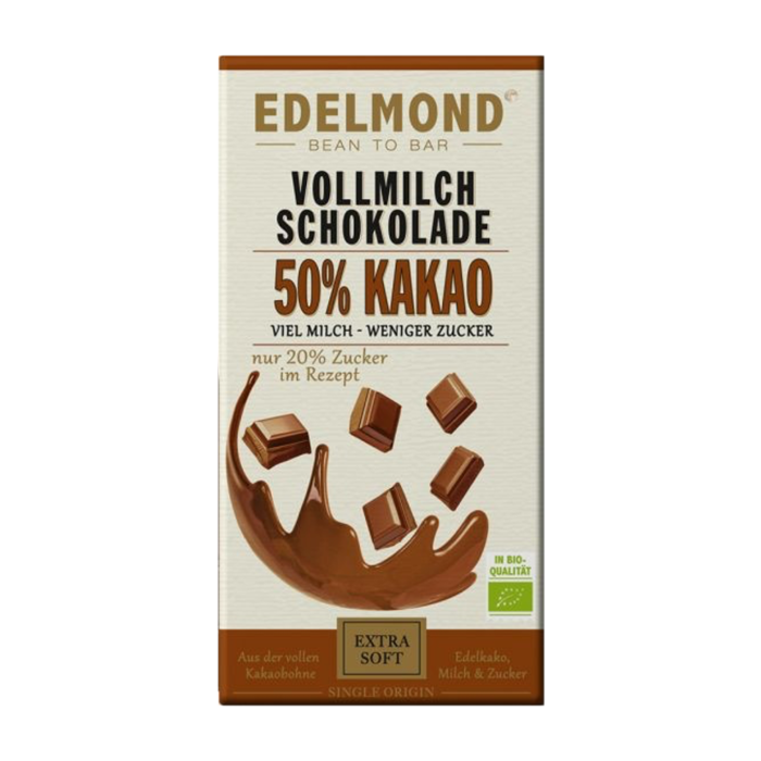 - 50% dunkle Milchschokolade, Bio