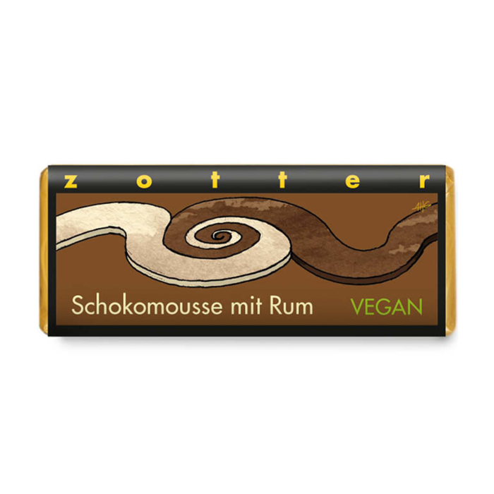 -   Schokomousse mit Rum VEGAN , 70g