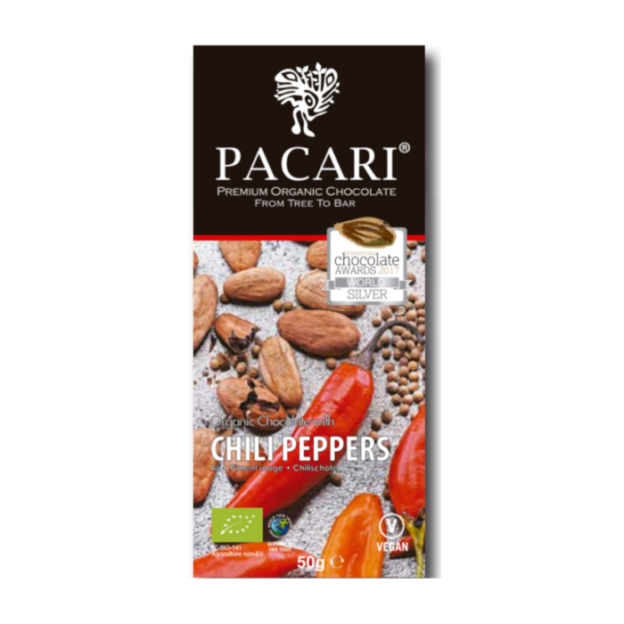 - Bio Schokolade Chili, 60% Kakao, 50g