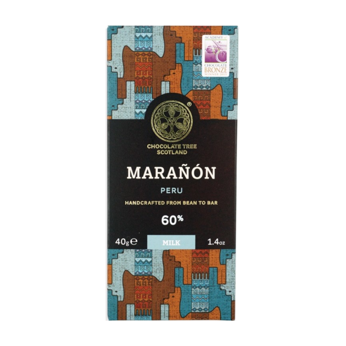 - Peru Maranon dunkle Milchschokolade 60%