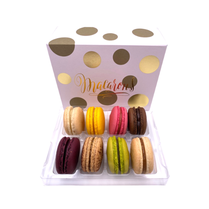 - Macarons gemischt, 8er Box, 120g