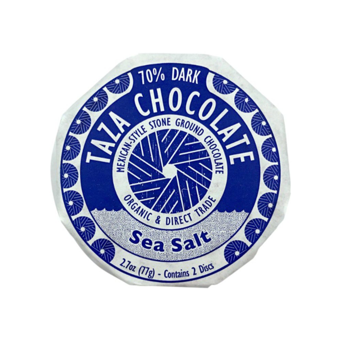 - Sea Salt 70% Bio-Schokolade (2 Rundtafeln) , 77g