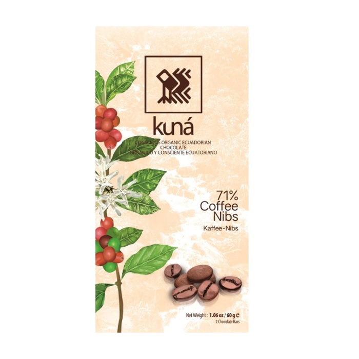 - 71% Kaffee-Nibs BIO, 60g