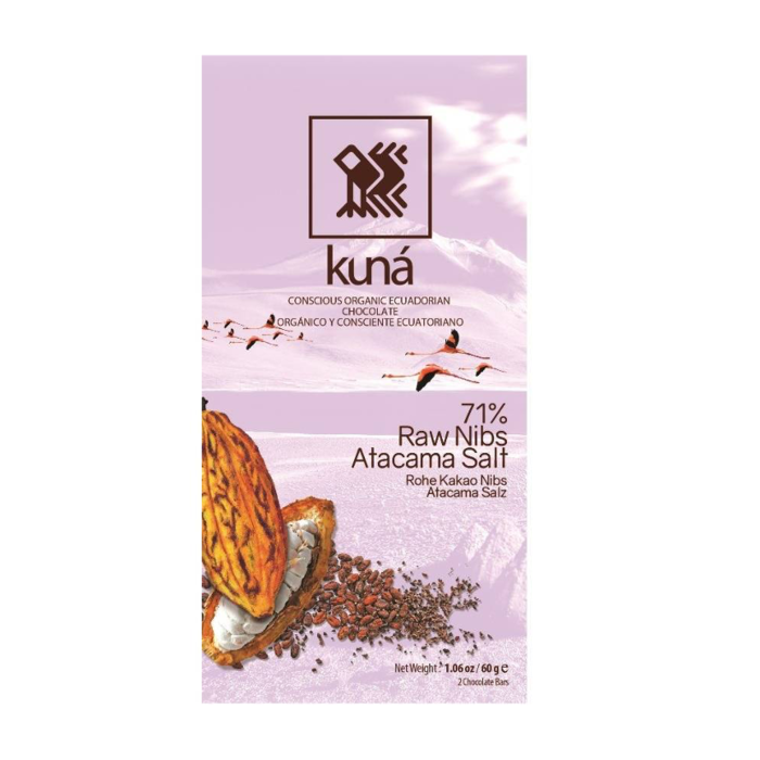 - Atakama Salz und Rohkakonibs Nibs BIO, 60g