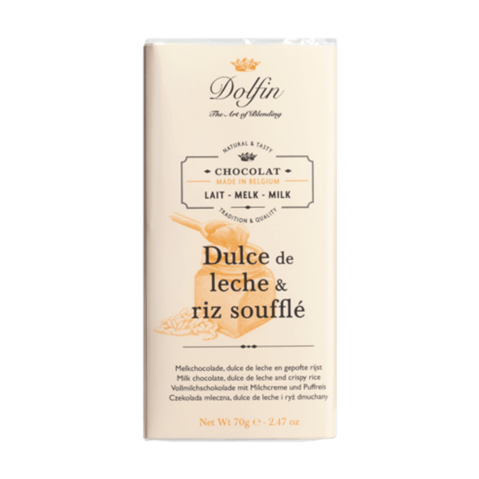 - Vollmilchschokolade mit Milchcreme und Puffreis, 70g kurze MHD