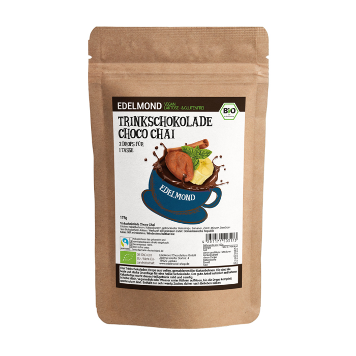 -  Trinkschokolade Choco Chai, Bio, 175g