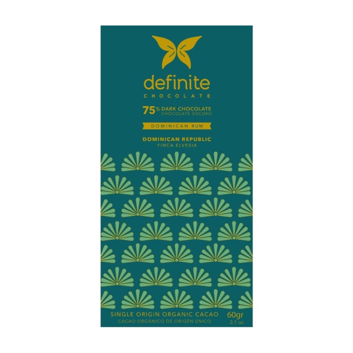 - Dunkle 75% mit dominikanischem Rum, 60g