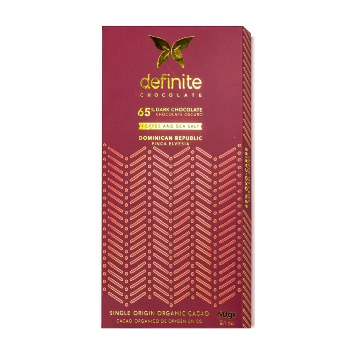 - Kaffee und Meersalz 65%, 60g