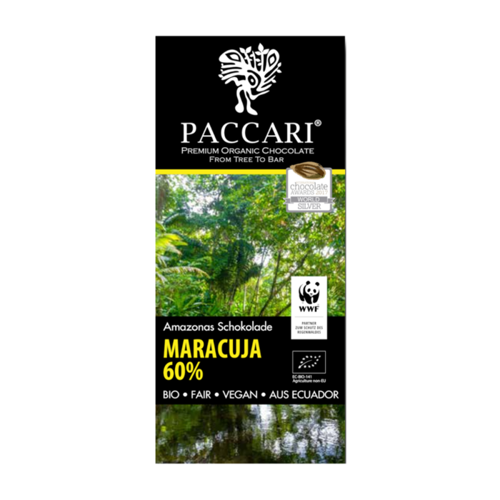 - Bio 60% Schokolade Maracuya (Passionsfrucht)