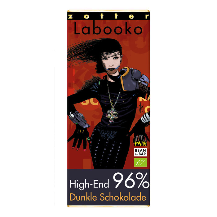 - 96% High-End dunkle Schokolade