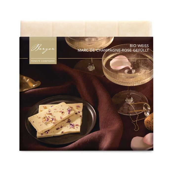 -  Weiß Marc de Champagne-Rose gefüllt, 100 g