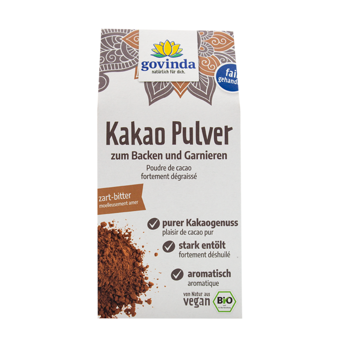 - Kakaopulver, Bio, 100g