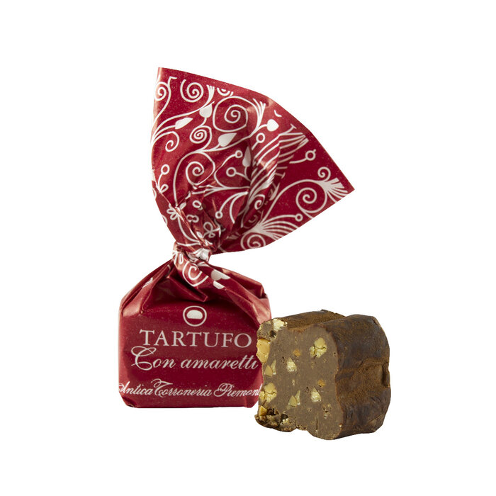 - Tartufini con amaretti, Mini-Schokoladentrüffel mit Amaretti, 80g