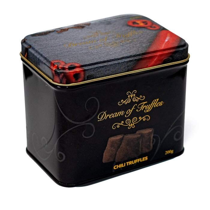 - B2B Trüffel mit Chili, 200g (min 10 Dosen)