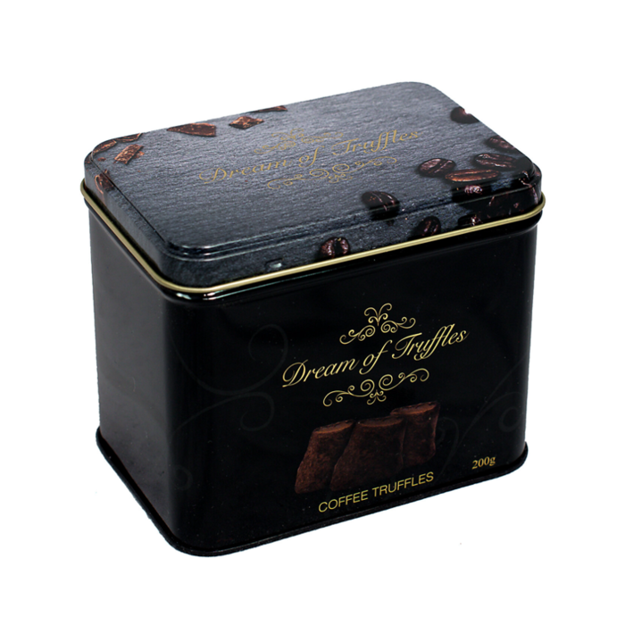 - B2B Trüffel mit Kaffeebohnen, 200g (min 10 Dosen)