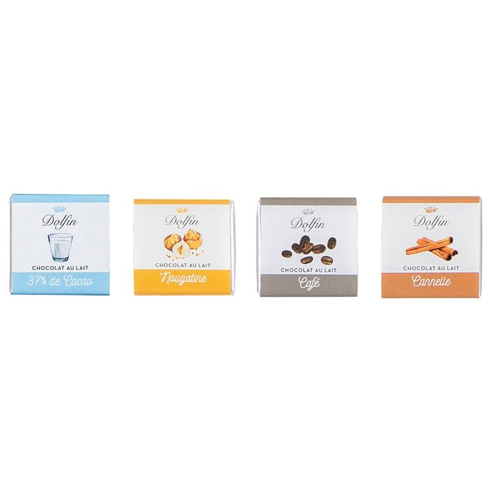 - B2B Minitafeln Vollmilch-Selektion VORBESTELLUNG, 1,8kg ca.400 Napolitains im Display