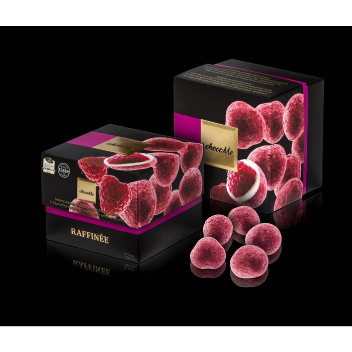 - B2B RAFFINÉE | Gefriergetrocknete Himbeere mit weißer Schokolade, 100g