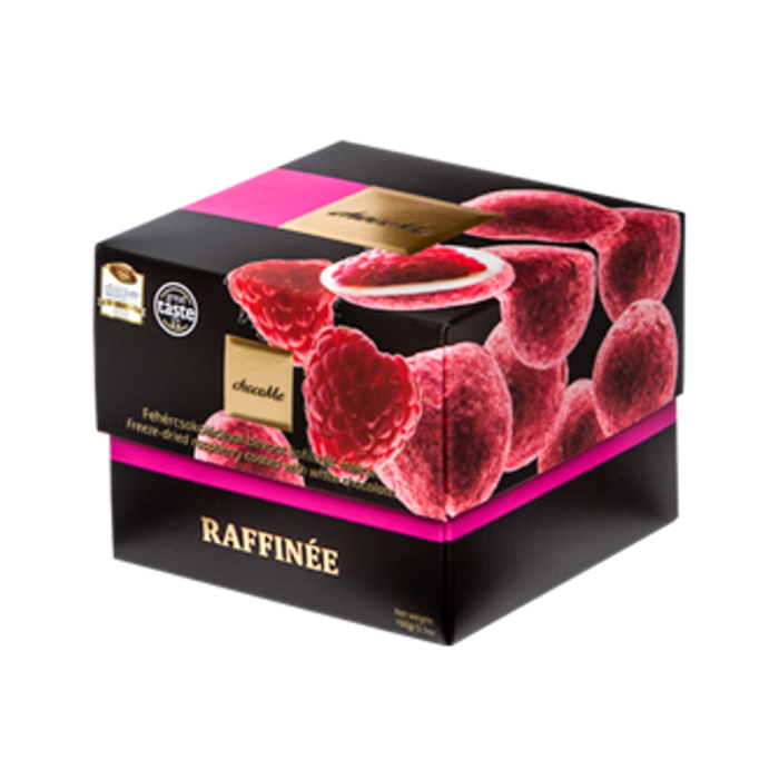 - B2B RAFFINÉE | Gefriergetrocknete Himbeere mit weißer Schokolade, 100g