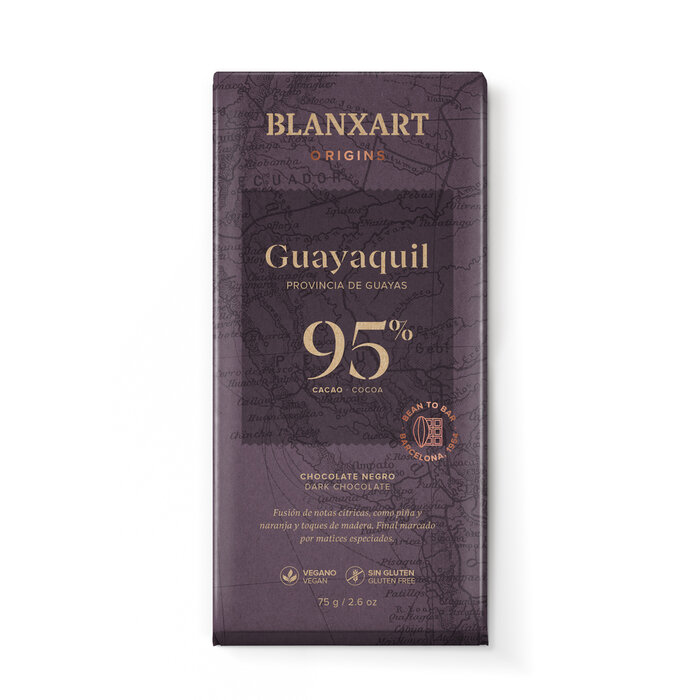 - Ecuador Guayaquil 95% Edelbitterschokolade, 75 g