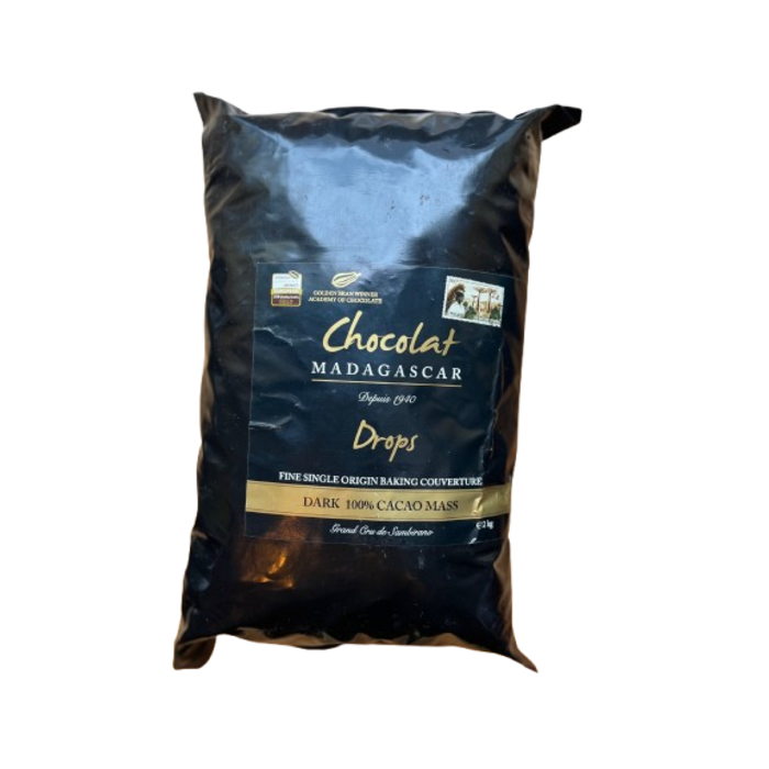 - 2Kg 100% Kakaomasse Drops