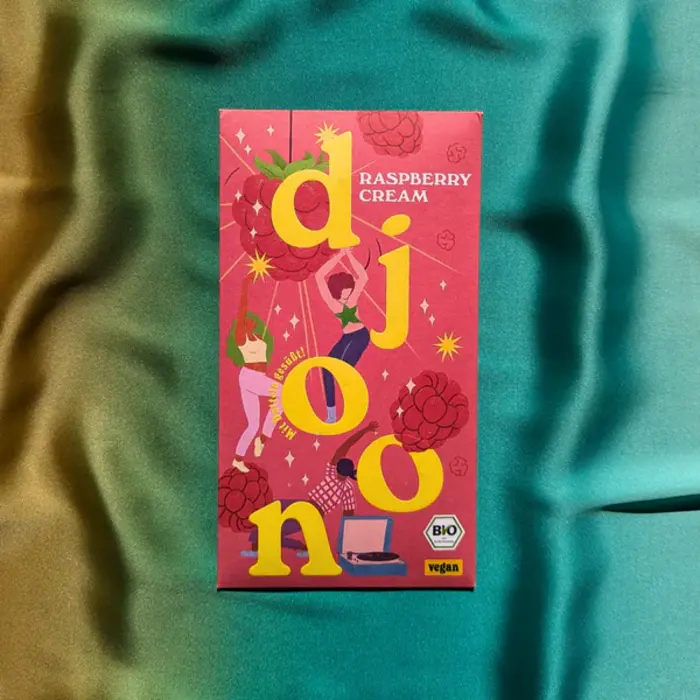 - Dattelschokolade: Raspberry Cream (Bio) 70g