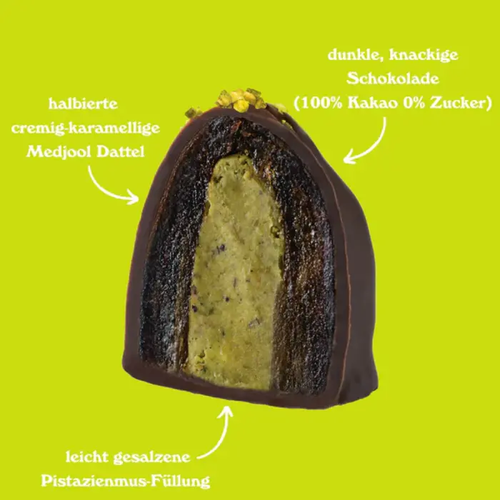 - Dattelpralinen: Bomba di Pistacchio (Bio) 100g