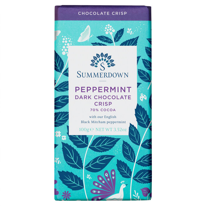 - Peppermint Dark Chocolate Crisp, 100g