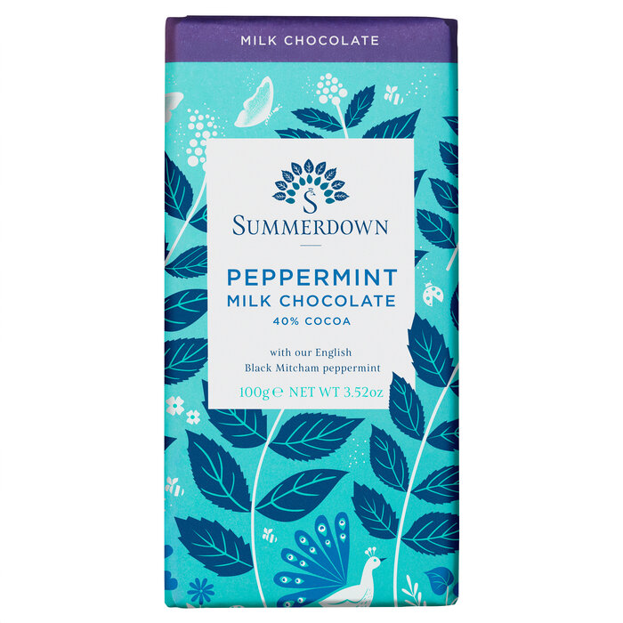 - Peppermint Milk Chocolate, 100g