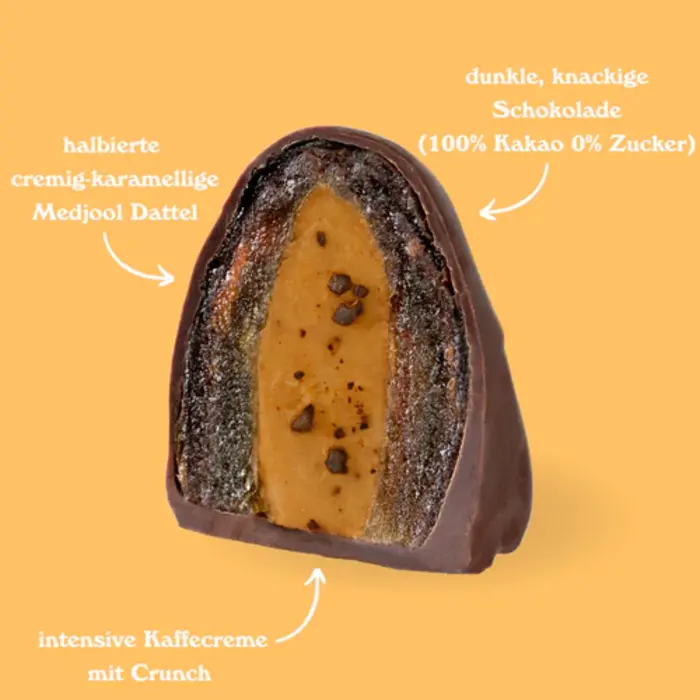 - Dattelpralinen: Espresso Crunch  (Bio), 100g
