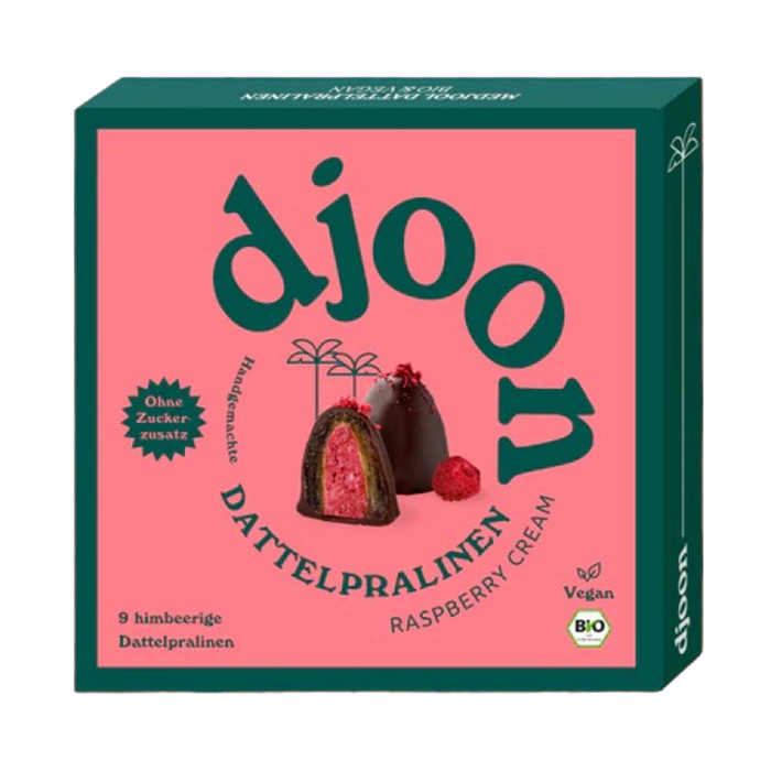 - Dattelpralinen: Raspberry Cream   (Bio), 100g