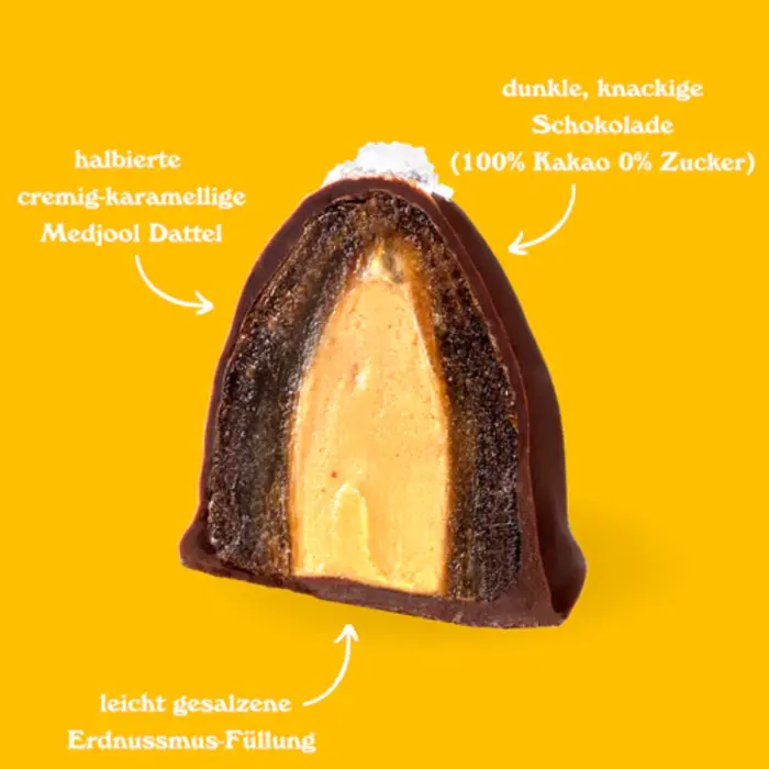 - Dattelpralinen: Salted Peanut (Bio) 100g