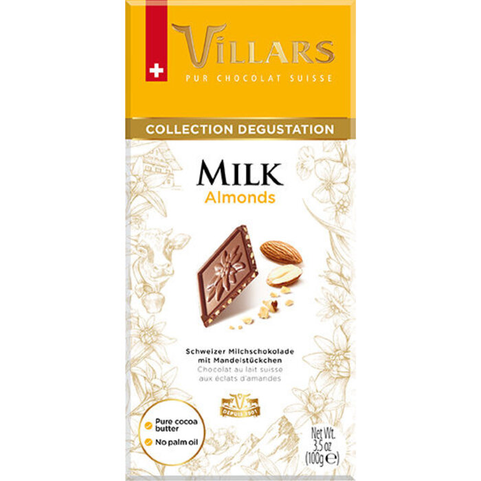 - Milk Almonds,  Milchschokolade mit Mandeln,100g